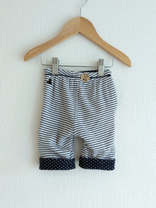 Soft & Reversible Cotton Trousers  - 3 Months