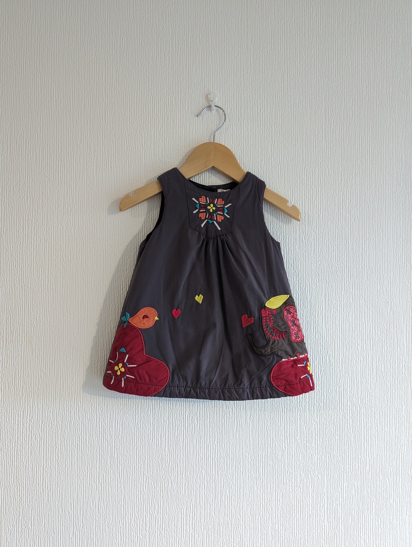 Quilted A-Line French Dress - 6 Months