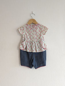 Cute French Ladybird Romper - 6 Months