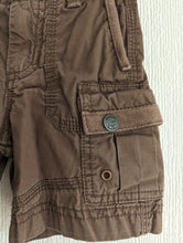 Load image into Gallery viewer, Chocolate Cargo Shorts - 12 Months
