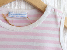 Load image into Gallery viewer, Little White Company Striped Tee Shirt Dress - 18 Months
