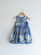 Load image into Gallery viewer, Pretty Blue Floral Summer Dress - 18 Months
