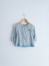 Load image into Gallery viewer, Sky Blue Gingham Tunic - 18 Months
