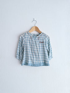Sky Blue Gingham Tunic - 18 Months