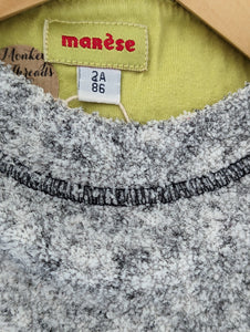Marèse Snuggly Grey Jumper - 2 Years