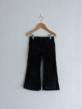 Load image into Gallery viewer, Deep Blue Black French Corduroy Flared Trousers - 3 Years

