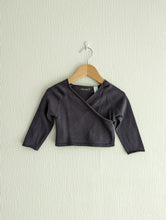 Load image into Gallery viewer, Simple Lightweight Cotton Wrap Cardigan - 12 Months
