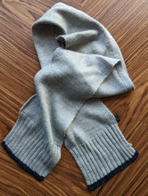 Load image into Gallery viewer, Grey Knit Toddler Scarf - 12 Months

