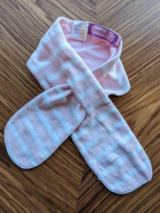 Moussaillon Pink Striped Baby Scarf