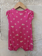 Load image into Gallery viewer, Preloved Pink Baby Girls Elephant Romper 3-6 Months
