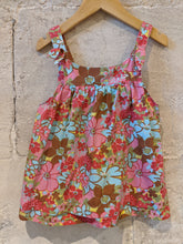 Load image into Gallery viewer, OshKosh Vintage Bright Floral Dress - 12 Months
