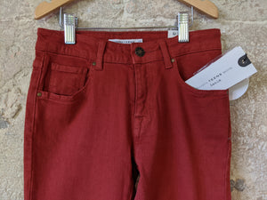 Monoprix Slim Fit Rust Denim Jeans NEW - 10 Years