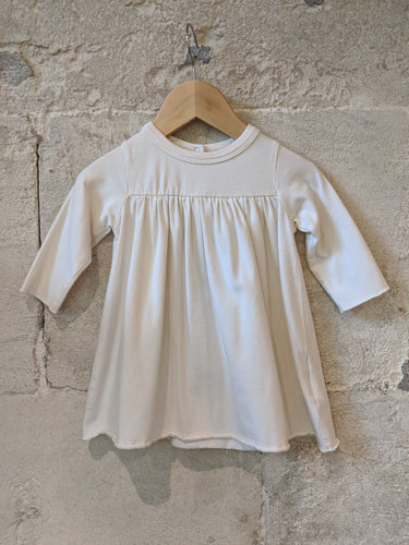 Beautiful baby A-Line French Designer DPAM Dress Soft Cream 0-6 Months