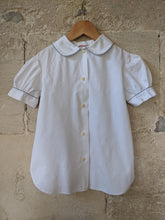 Load image into Gallery viewer, Stunning French Designer Vintage White Cotton Shirt - 9 Years
