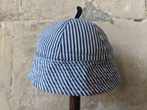 Fabulous French Antique Cotton Summer Sailor Hat 3 Months