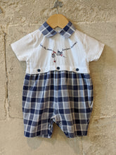 Load image into Gallery viewer, Fabulous French Vintage Stalk Romper - 3 Months
